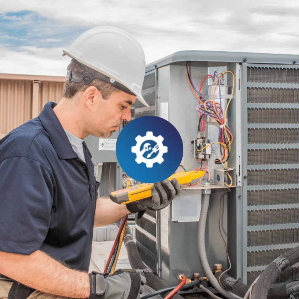 Air Alliance Team HVAC technician performing seasonal maintenance in Prairie, MO
