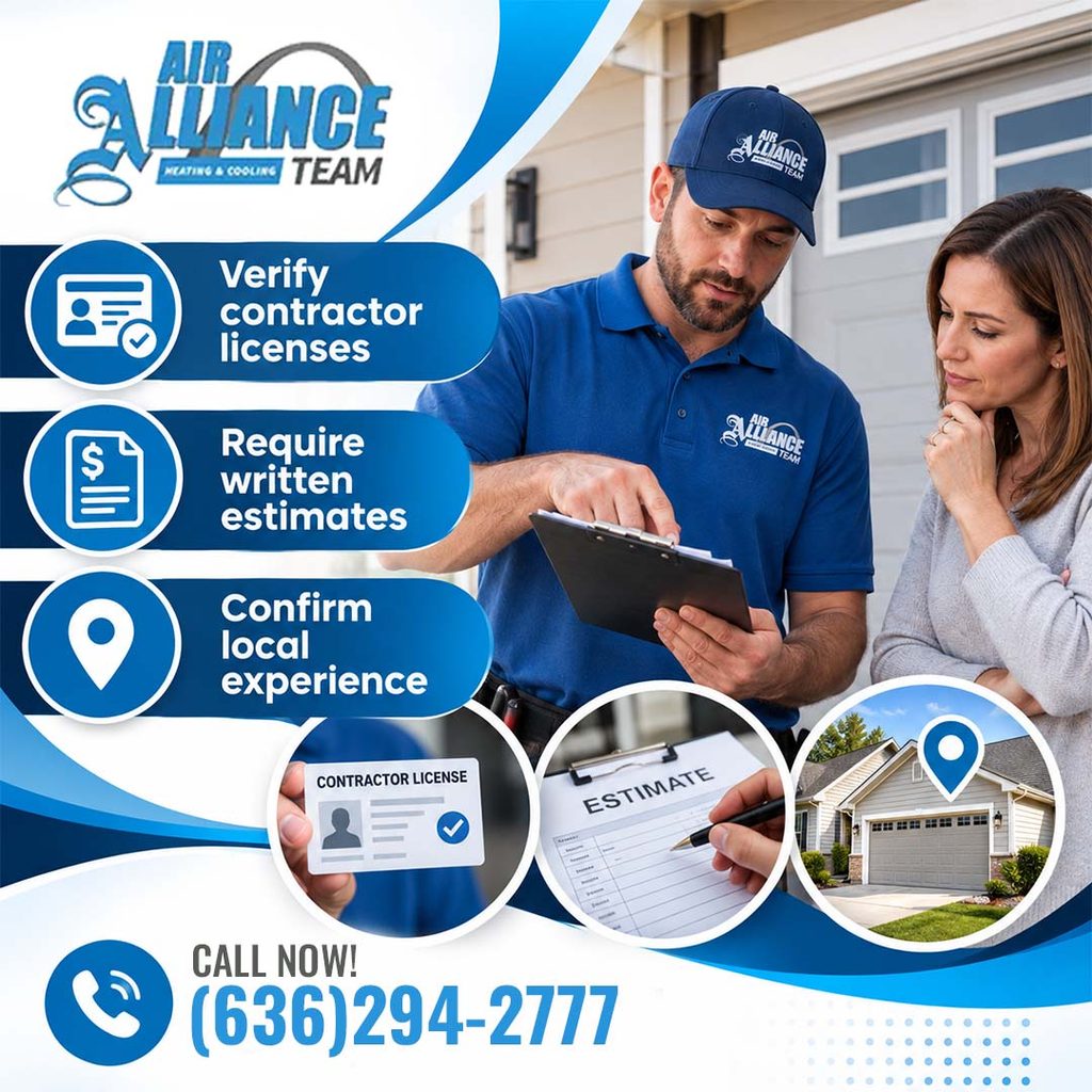 licensed HVAC contractors in Manchester, MO